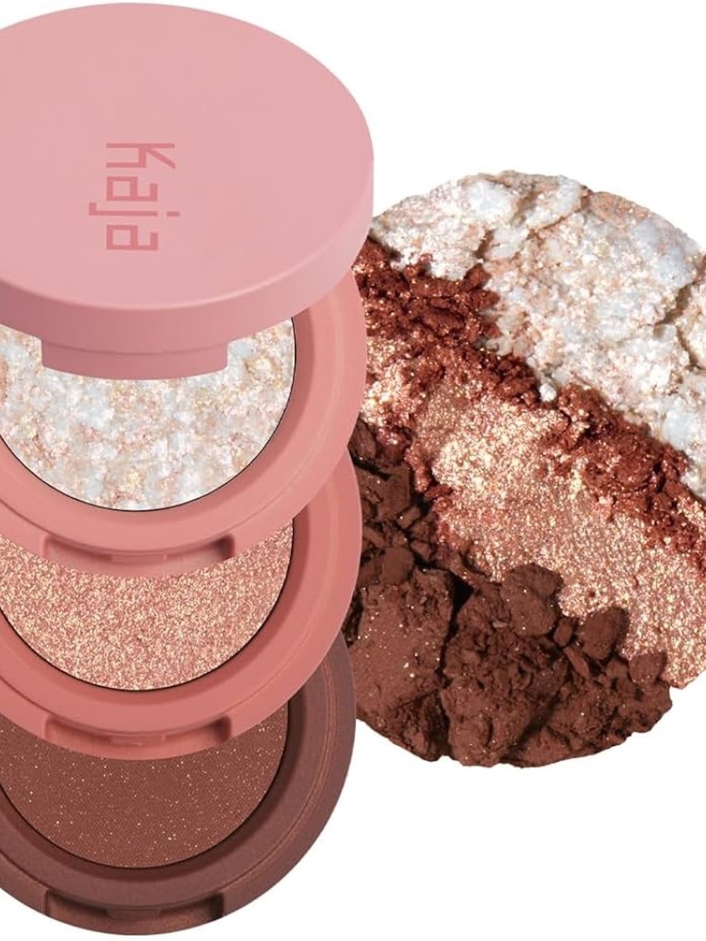 NEW Kaja Beauty Bento Bouncy Mosaic Chrome - 18 Coral Sunrise